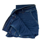 Jean Azul Oscuro Desgaste Sutil para hombre talla grande, foto 4 - JM1984