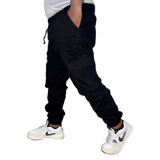 Jean Jogger Cargo Negro (42 44 46 48 50)