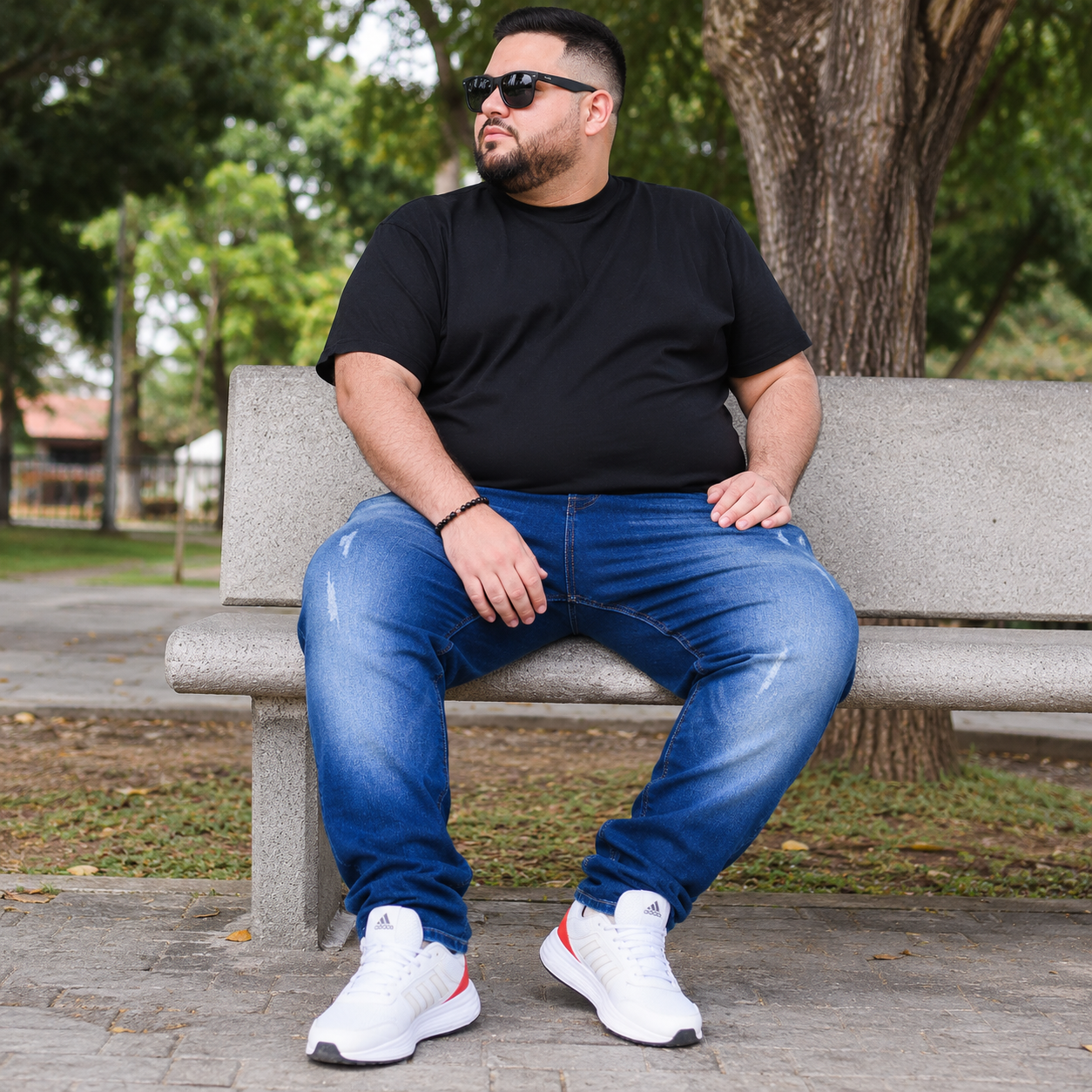 Jean Azul desgastado