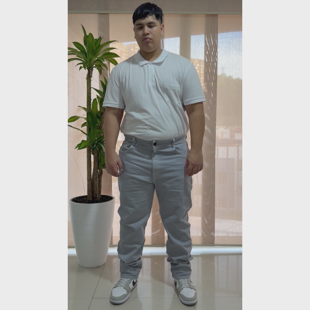 Pantalón tipo Jean Dubái Gris